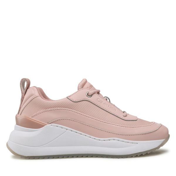 Calvin Klein Tenisice Calvin Klein Internal Wedge Lace Up HW0HW01371 Ružičasta