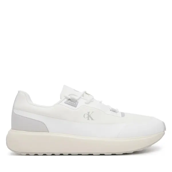 Calvin Klein Jeans Tenisice Calvin Klein Jeans Athleisure Runner Tech Ripstop YM0YM01205 Bijela