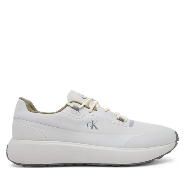 Calvin Klein Jeans Tenisice Calvin Klein Jeans Athleisure Runner Tech Ripstop YM0YM01205 Écru
