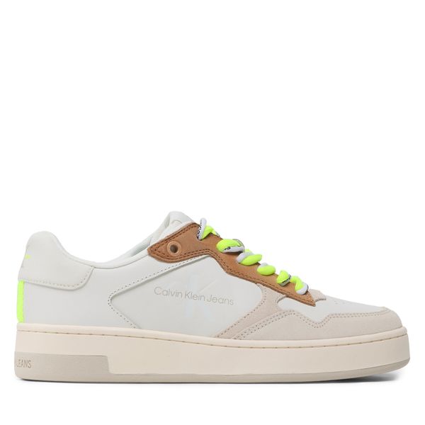 Calvin Klein Jeans Tenisice Calvin Klein Jeans Basket Cupsole Fluo Contrast YW0YW00920 Bijela