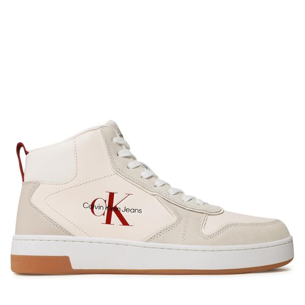 Calvin Klein Jeans Tenisice Calvin Klein Jeans Basket Cupsole Irreg Lines YM0YM00612 Eggshell/Ancient White 0F9