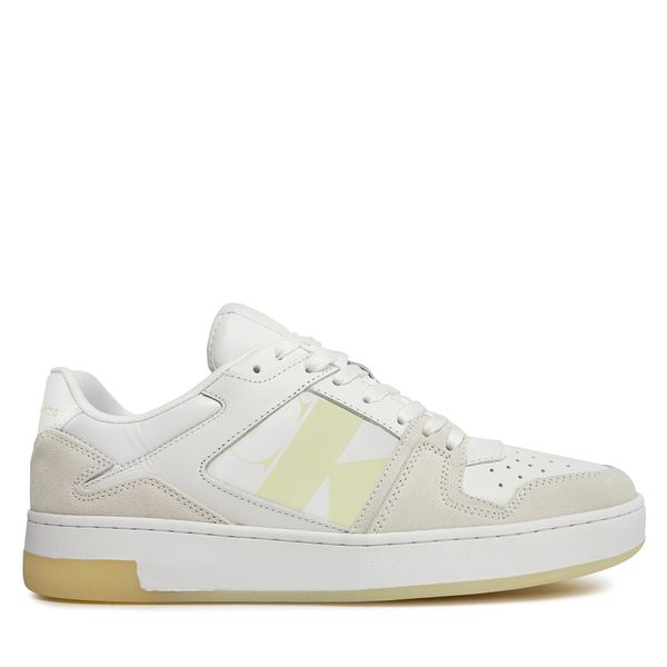 Calvin Klein Jeans Tenisice Calvin Klein Jeans Basket Cupsole Low Lth Nbs Lum YM0YM00869 Bright White/Luminescent YBR