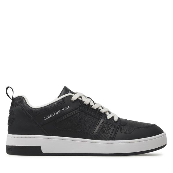Calvin Klein Jeans Tenisice Calvin Klein Jeans Basket Cupsole R Lth-Tpu Insert YM0YM00575 Black/Ivory 00T