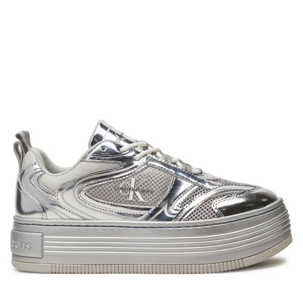 Calvin Klein Jeans Tenisice Calvin Klein Jeans Bold Platf Low Mix Ml Mr YW0YW01510 Silver 0IY