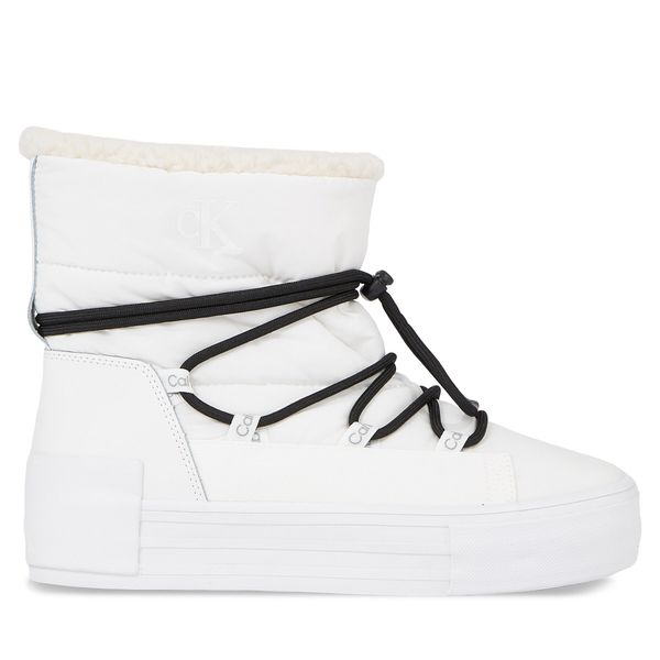 Calvin Klein Jeans Tenisice Calvin Klein Jeans Bold Vulc Flatf Snow Boot Wn YW0YW01181 Bright White/Black YBR