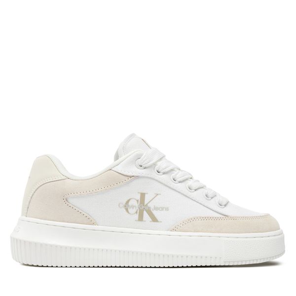Calvin Klein Jeans Tenisice Calvin Klein Jeans Chunky Cupsole Lace Skater Btw YW0YW01452 Bright White/Creamy White 0K8