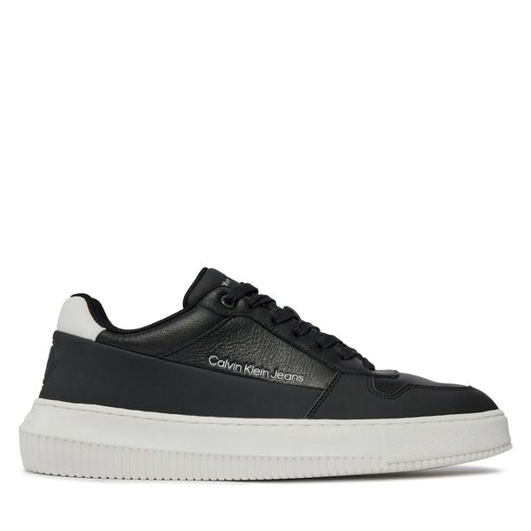 Calvin Klein Jeans Tenisice Calvin Klein Jeans Chunky Cupsole Low Lth In Sat YM0YM00873 Black/Bright White 0GM