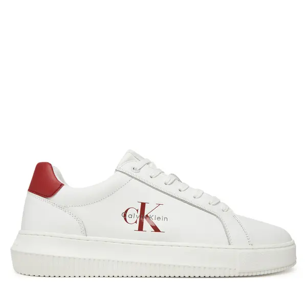 Calvin Klein Jeans Tenisice Calvin Klein Jeans Chunky Cupsole Monologo YM0YM01317 Bijela
