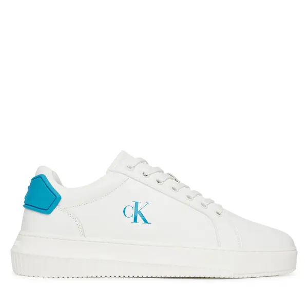 Calvin Klein Jeans Tenisice Calvin Klein Jeans Chunky Cupsole Ru Patch Lth YM0YM01296 Bijela