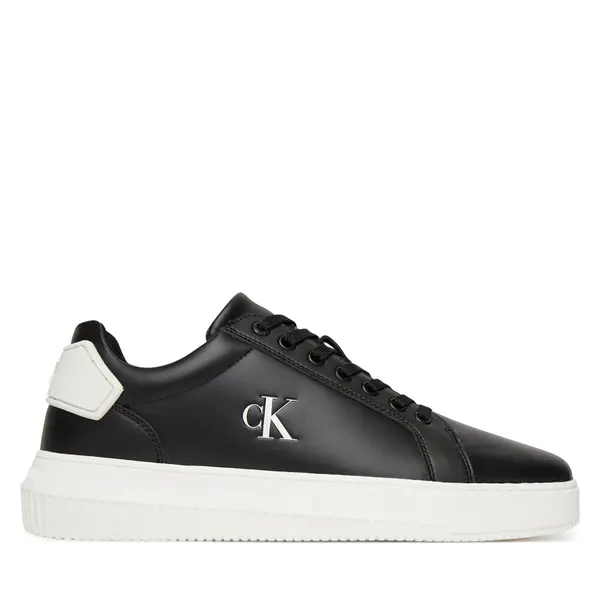 Calvin Klein Jeans Tenisice Calvin Klein Jeans Chunky Cupsole Ru Patch Lth YM0YM01296 Crna