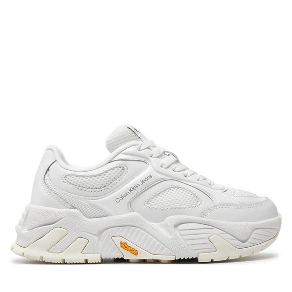 Calvin Klein Jeans Tenisice Calvin Klein Jeans Chunky Runner Vibram Mix In Met YW0YW01427 Bijela