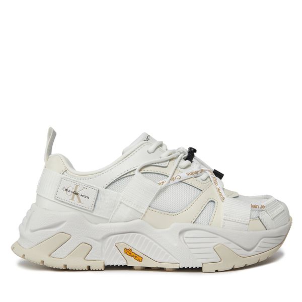 Calvin Klein Jeans Tenisice Calvin Klein Jeans Chunky Runner Vibram Mix Ml Fad YW0YW01311 Bright White/Creamy White 02Y