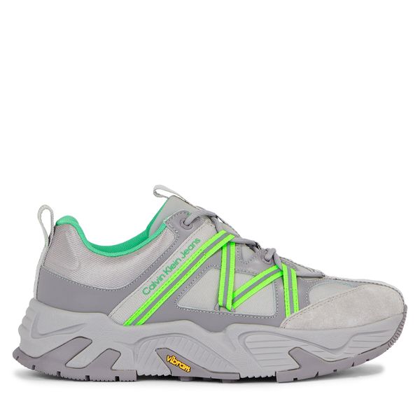 Calvin Klein Jeans Tenisice Calvin Klein Jeans Chunky Runner Vibram Refl YM0YM00771 Formal Gray/Stormfront/Island Green 0IT