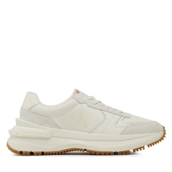 Calvin Klein Jeans Tenisice Calvin Klein Jeans Chunky Runner Vintage Tongue YM0YM00633 Ancient White/Eggshell 0K9