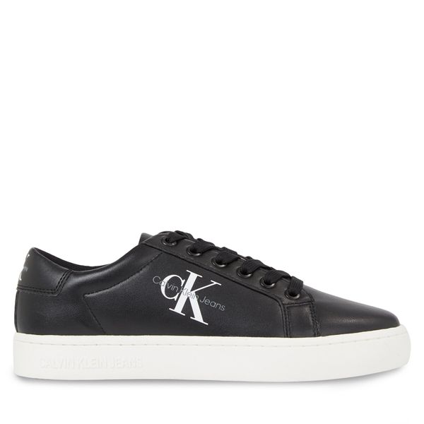 Calvin Klein Jeans Tenisice Calvin Klein Jeans Classic Cupsole Laceup Lth Wn YW0YW01269 Black/Bright White BEH