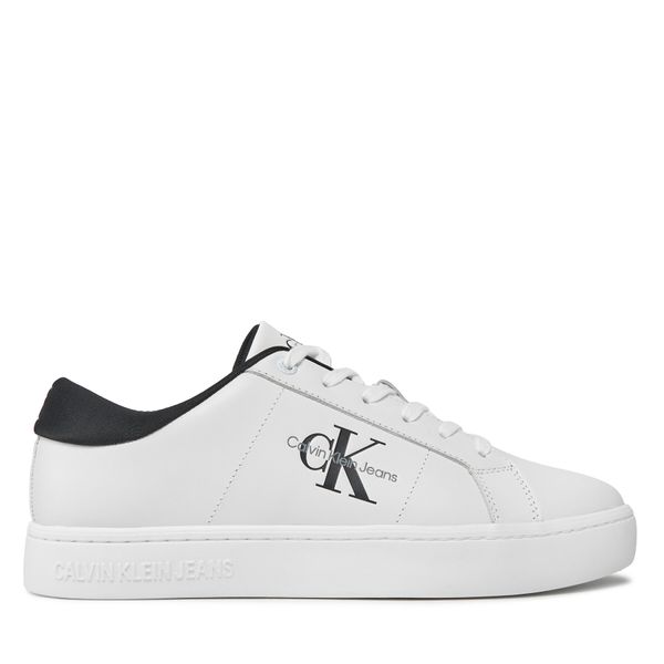 Calvin Klein Jeans Tenisice Calvin Klein Jeans Classic Cupsole Low Laceup Lth YM0YM00864 Bež