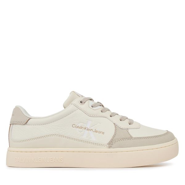 Calvin Klein Jeans Tenisice Calvin Klein Jeans Classic Cupsole Low Lth Ml Fad YM0YM00885 Creamy White/Eggshell 0GF