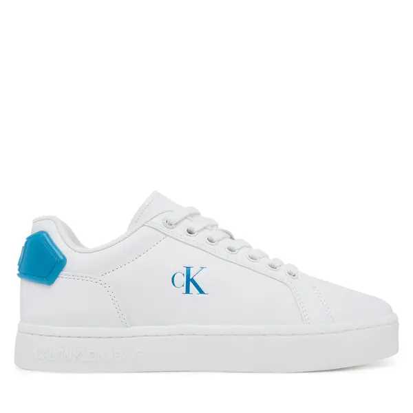 Calvin Klein Jeans Tenisice Calvin Klein Jeans Classic Cupsole Ru Patch Lth Wn YW0YW01845 Bijela
