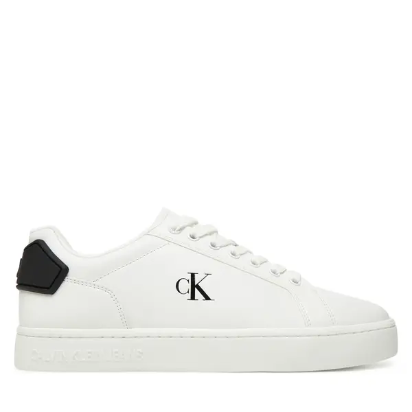 Calvin Klein Jeans Tenisice Calvin Klein Jeans Classic Cupsole Ru Patch Lth YM0YM01297 Bijela