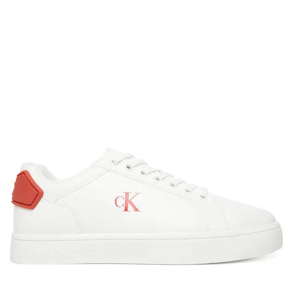 Calvin Klein Jeans Tenisice Calvin Klein Jeans Classic Cupsole Ru Patch Lth YM0YM01297 Bijela
