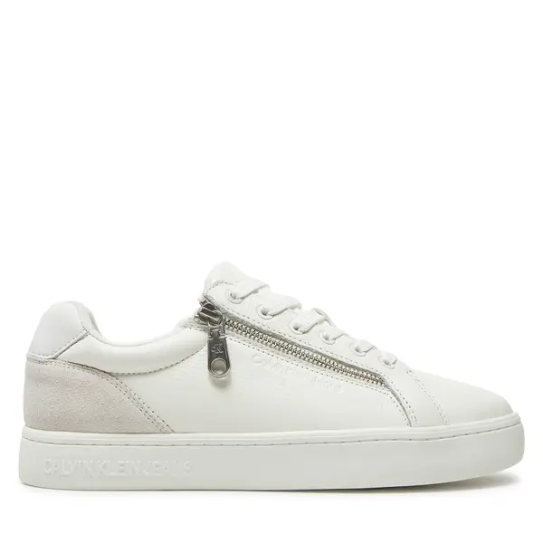 Calvin Klein Jeans Tenisice Calvin Klein Jeans Classic Cupsole Zip Low In YM0YM01254 Bijela