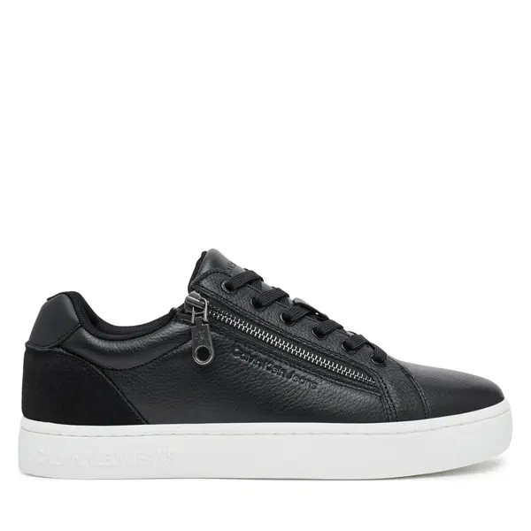 Calvin Klein Jeans Tenisice Calvin Klein Jeans Classic Cupsole Zip Low In YM0YM01254 Crna