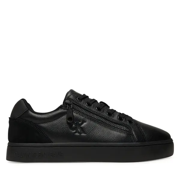 Calvin Klein Jeans Tenisice Calvin Klein Jeans Classic Cupsole Zip Low In YM0YM01318 Crna