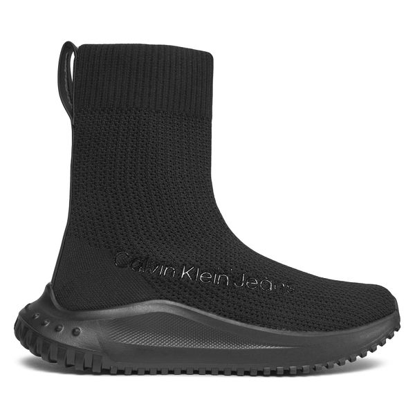 Calvin Klein Jeans Tenisice Calvin Klein Jeans Eva Runner High Sock In Lum YW0YW01314 Triple Black 0GT