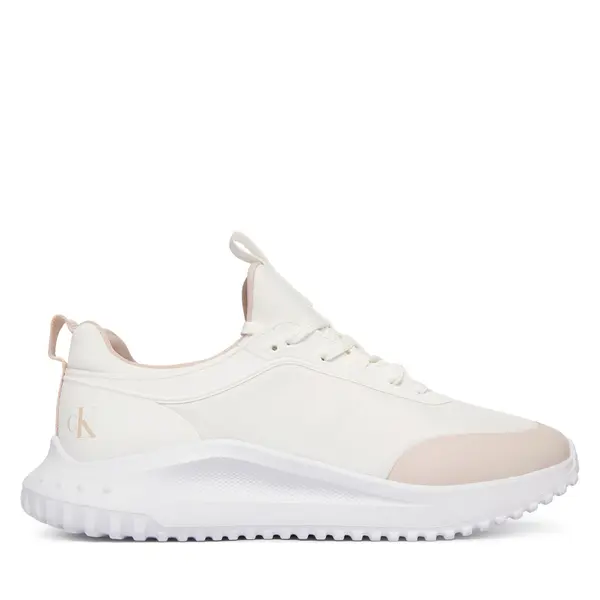 Calvin Klein Jeans Tenisice Calvin Klein Jeans Eva Runner Laceup Sock Mat Mix YW0YW02064 Bijela