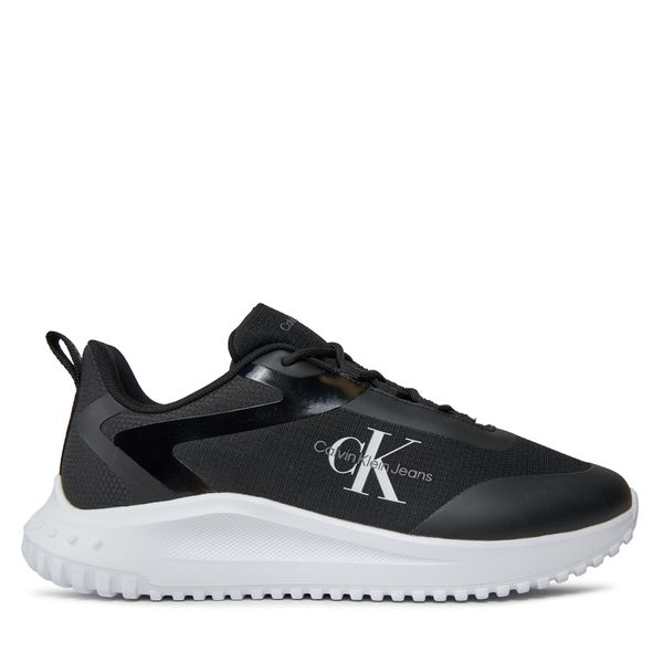 Calvin Klein Jeans Tenisice Calvin Klein Jeans Eva Runner Low Lace Ml Mix YM0YM00968 Black/Bright White 0GM