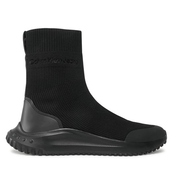 Calvin Klein Jeans Tenisice Calvin Klein Jeans Eva Runner Sock Knit YM0YM00782 Triple Black 0GT