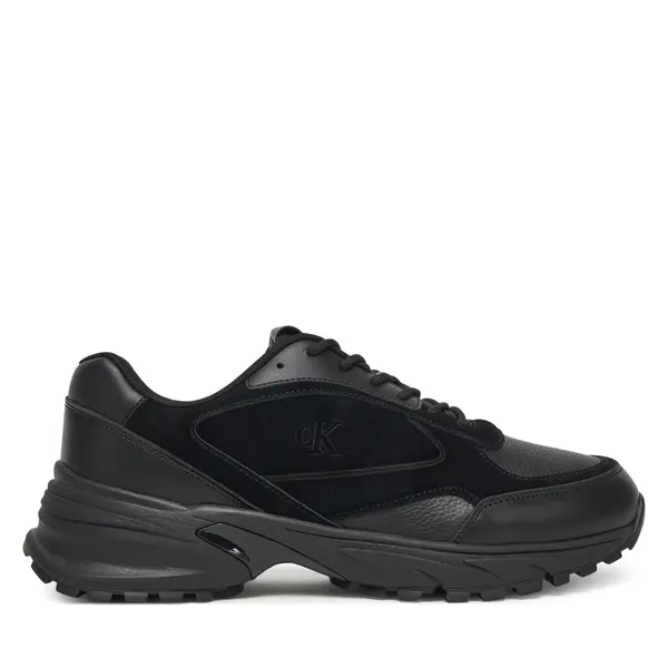 Calvin Klein Jeans Tenisice Calvin Klein Jeans Hike Runner Hf Lth Mix YM0YM01289 Crna