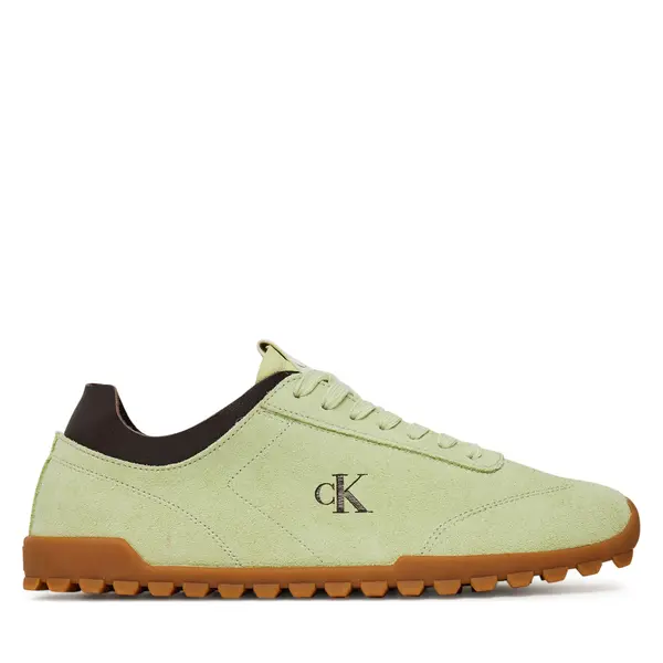 Calvin Klein Jeans Tenisice Calvin Klein Jeans Low Profile Runner Mg Sue YW0YW01898 Zelena