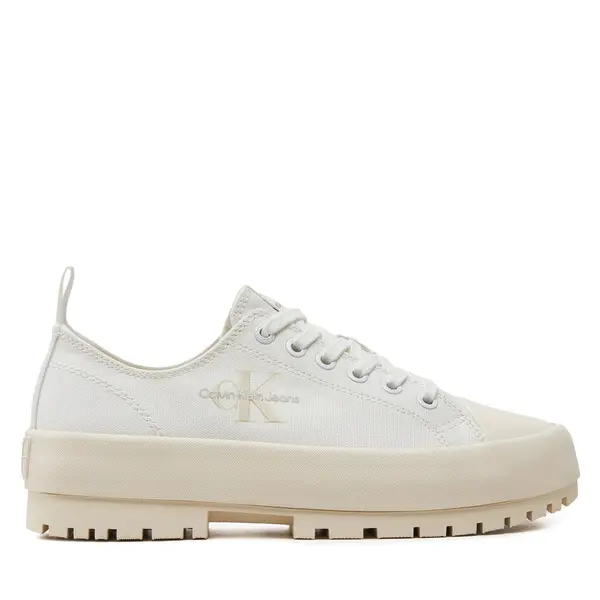 Calvin Klein Jeans Tenisice Calvin Klein Jeans Lugged Hybrid Laceup Ml Mtr YW0YW01505 Bijela