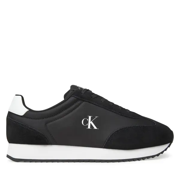 Calvin Klein Jeans Tenisice Calvin Klein Jeans Retro Runner Lace Up Ny-Su YM0YM01325 Crna