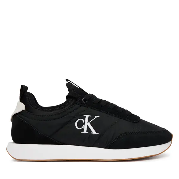 Calvin Klein Jeans Tenisice Calvin Klein Jeans Retro Runner Lace Up Sock YW0YW02060 Crna