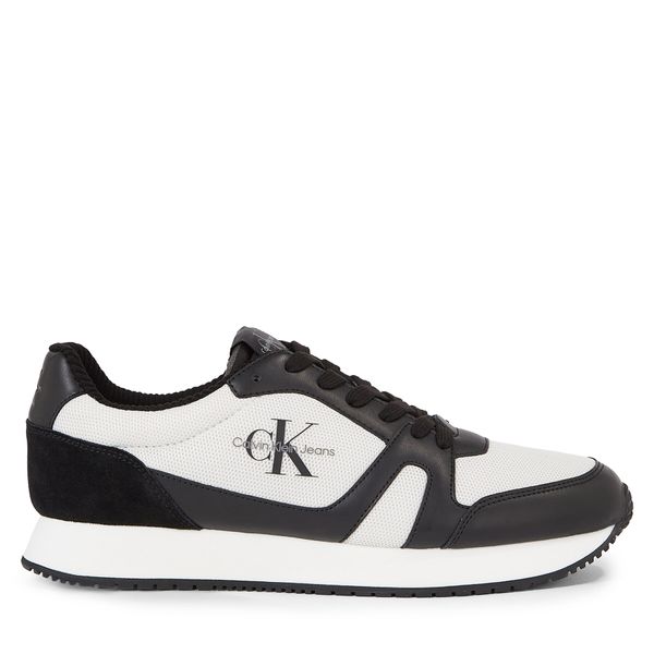 Calvin Klein Jeans Tenisice Calvin Klein Jeans Retro Runner Low Lace Up Cut Out YM0YM00816 Black/Creamy White 00W