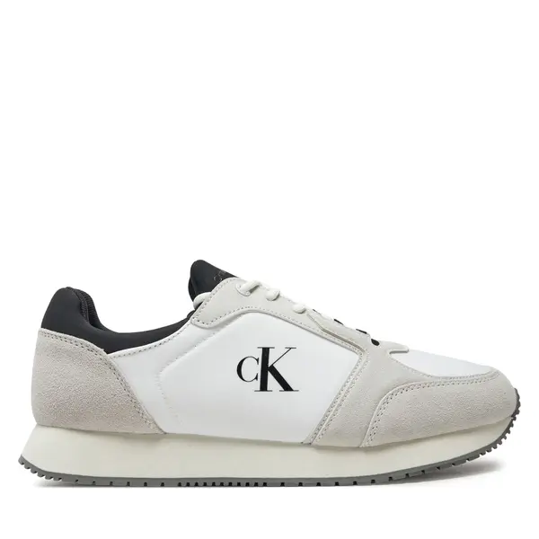 Calvin Klein Jeans Tenisice Calvin Klein Jeans Retro Sock Runner Mg Wmm YM0YM01152 Bijela