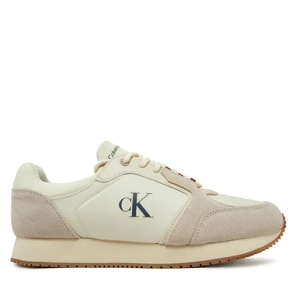 Calvin Klein Jeans Tenisice Calvin Klein Jeans Retro Sock Runner Mg YM0YM01152 Bež