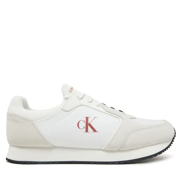 Calvin Klein Jeans Tenisice Calvin Klein Jeans Retro Sock Runner Mg YM0YM01152 Bijela