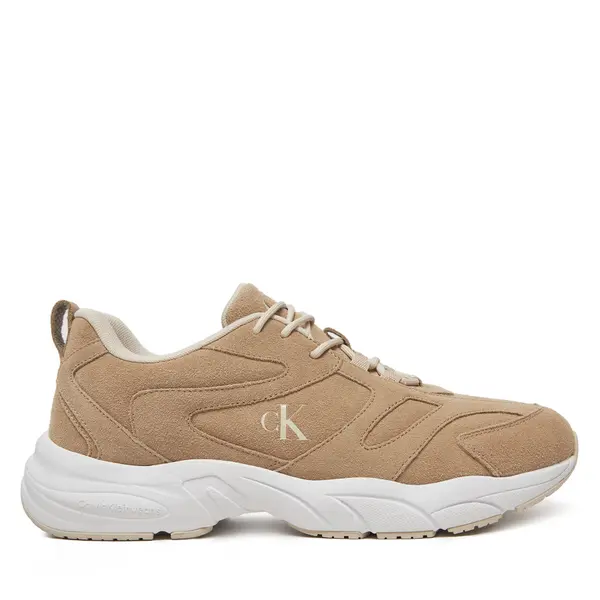 Calvin Klein Jeans Tenisice Calvin Klein Jeans Retro Tennis Low Mg Mix Media YM0YM01171 Bež