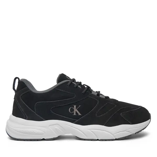 Calvin Klein Jeans Tenisice Calvin Klein Jeans Retro Tennis Low Mg Mix Media YM0YM01171 Crna