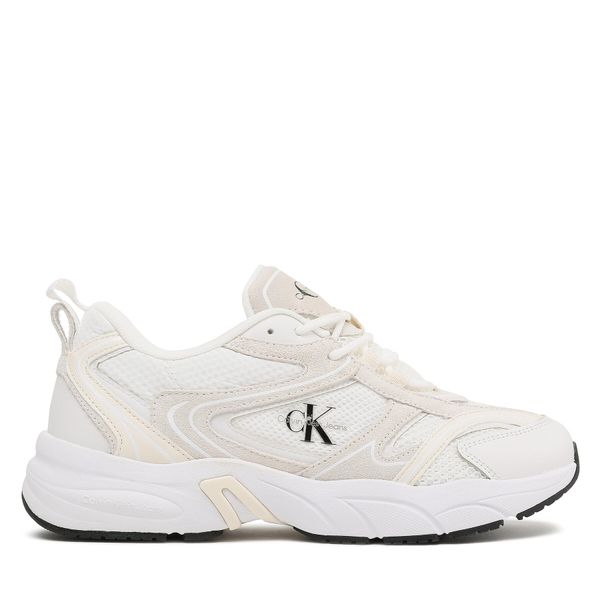 Calvin Klein Jeans Tenisice Calvin Klein Jeans Retro Tennis Oversized Mesh YM0YM00636 White/Creamy White 0K6