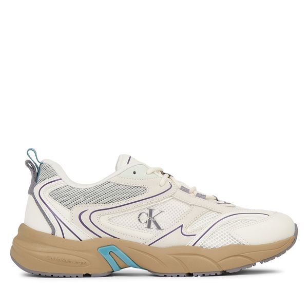 Calvin Klein Jeans Tenisice Calvin Klein Jeans Retro Tennis Su-Mesh Wn YM0YM00589 Creamy White/Travertine/Canary 0K9