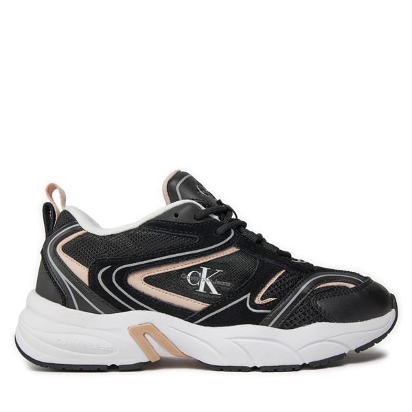 Calvin Klein Jeans Tenisice Calvin Klein Jeans Retro Tennis Su-Mesh Wn YW0YW00891 Black/Whisper Pink/Bright White 0GQ