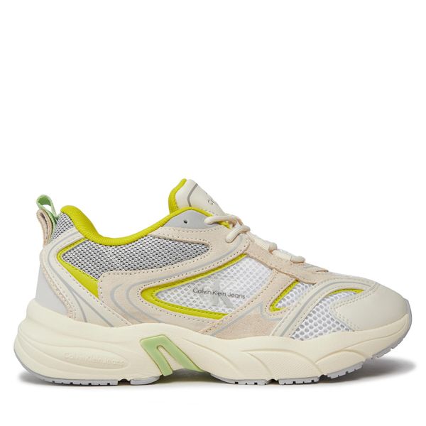 Calvin Klein Jeans Tenisice Calvin Klein Jeans Retro Tennis Su-Mesh Wn YW0YW00891 Bright White/Sulphur/Oyster 02X