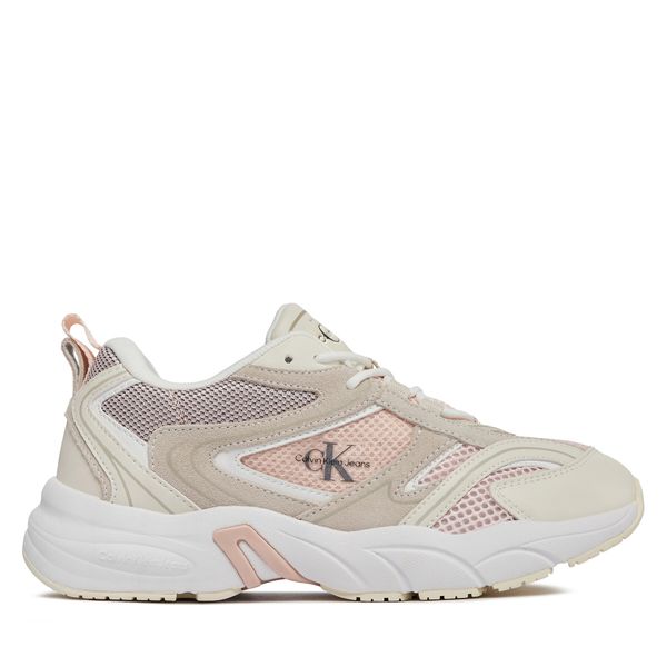 Calvin Klein Jeans Tenisice Calvin Klein Jeans Retro Tennis Su-Mesh Wn YW0YW00891 Peach Blush/Eggshell/Creamy White 0JP