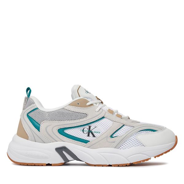 Calvin Klein Jeans Tenisice Calvin Klein Jeans Retro Tennis Su-Mesh YM0YM00589 Bright White/Travertine/Fanfare 02R