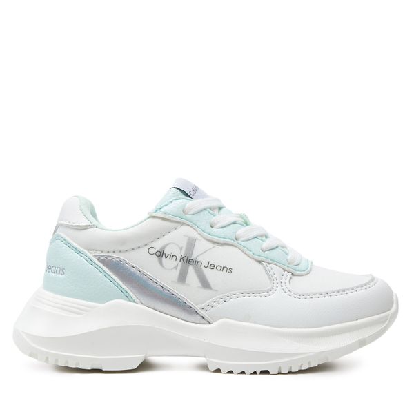 Calvin Klein Jeans Tenisice Calvin Klein Jeans V3A9-80807-1695 M White/Aquamarine A166