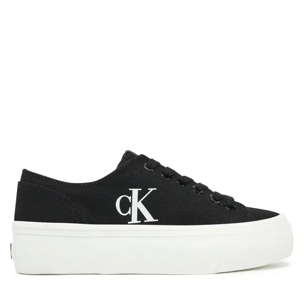 Calvin Klein Jeans Tenisice Calvin Klein Jeans Vulc Flatform Low Cv Mg YW0YW01763 Crna